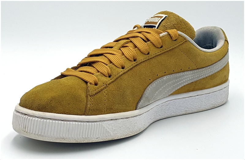 Puma Suede Classic Low Trainers 365347 10 Yellow/White UK7/US8/EU40.5