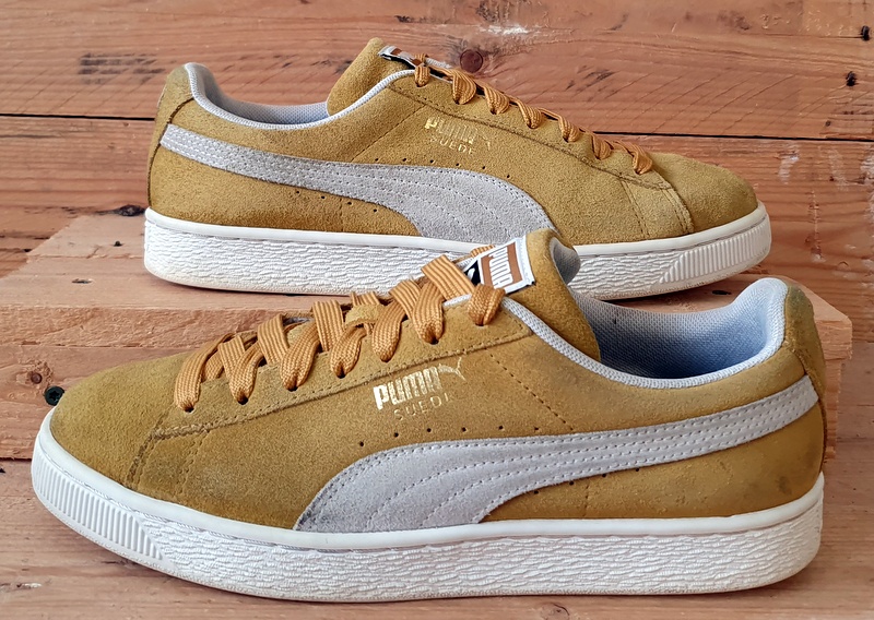 Puma Suede Classic Low Trainers 365347 10 Yellow/White UK7
