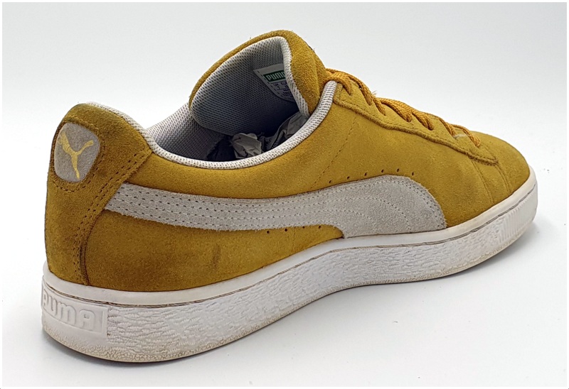 Puma Suede Classic Low Trainers 365347 10 Yellow/White UK7/US8/EU40.5