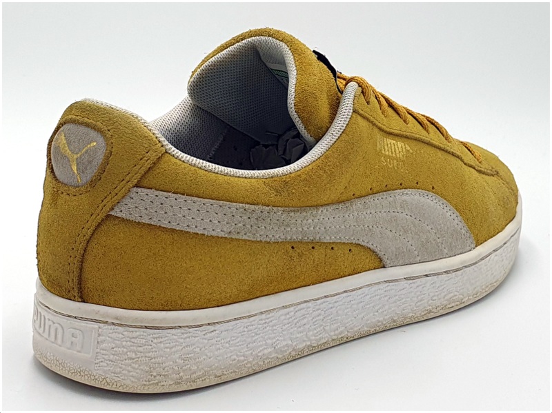 Puma Suede Classic Low Trainers 365347 10 Yellow/White UK7/US8/EU40.5