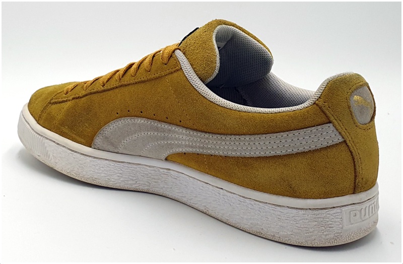 Puma Suede Classic Low Trainers 365347 10 Yellow/White UK7/US8/EU40.5