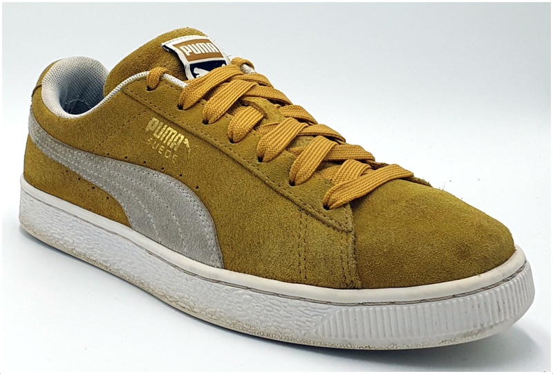 Puma Suede Classic Low Trainers 365347 10 Yellow/White UK7/US8/EU40.5