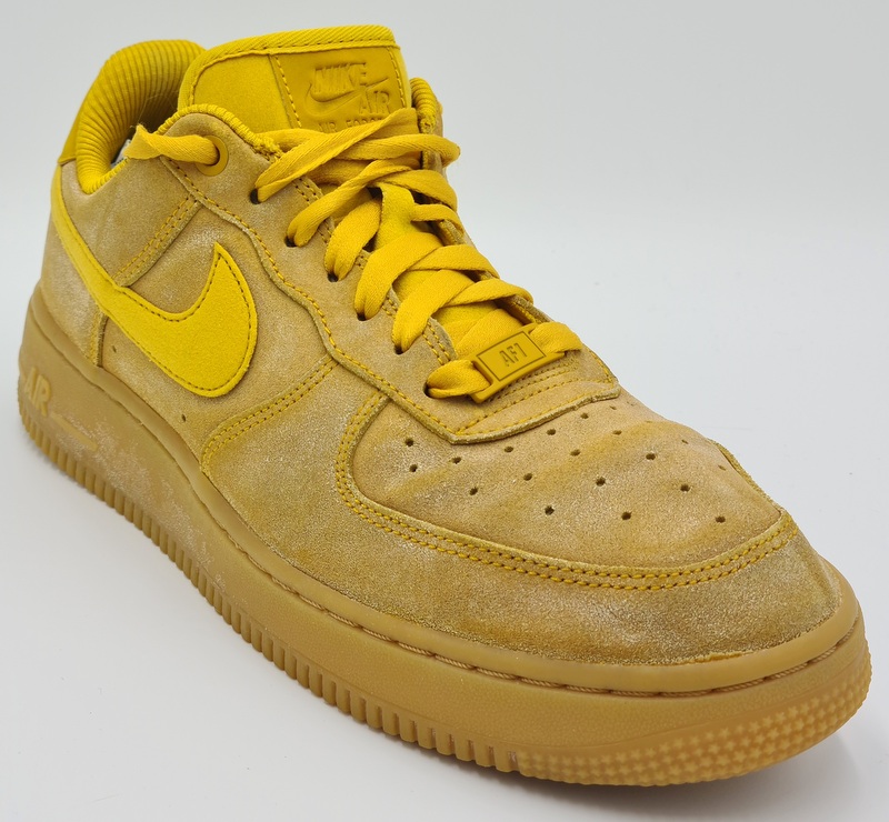 Nike Air Force 1 Suede Trainers 896184-700 Mineral Yellow/Gum Sole UK6 ...