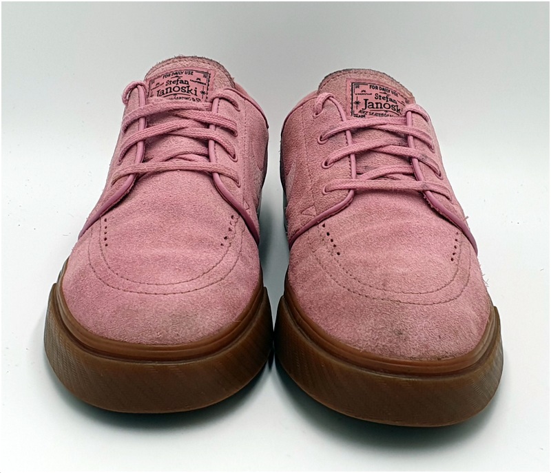 Nike Zoom Stefan Janoski Low Suede Trainers 333824-604 Pink/Gum UK8/US9/EU42.5