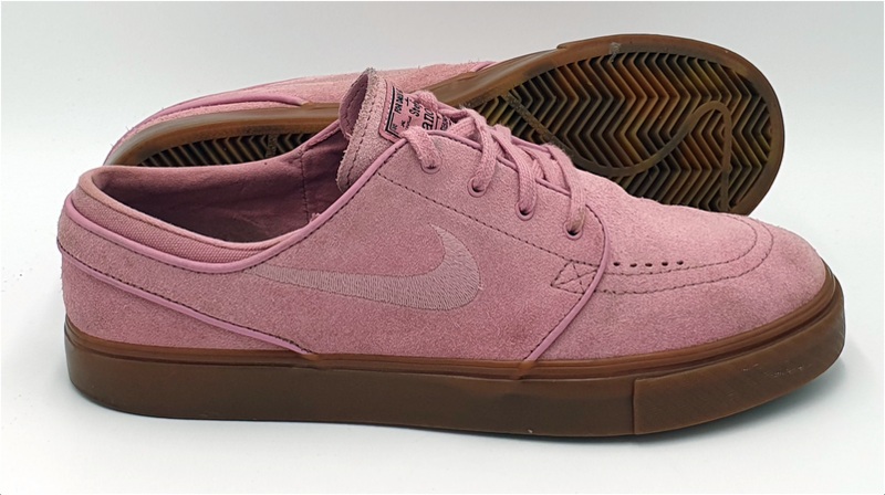 Nike Zoom Stefan Janoski Low Suede Trainers 333824-604 Pink/Gum UK8/US9/EU42.5