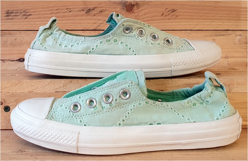 Converse Chuck Taylor All Star Low Canvas Trainers UK5/US7/EU37.5 543308F Green