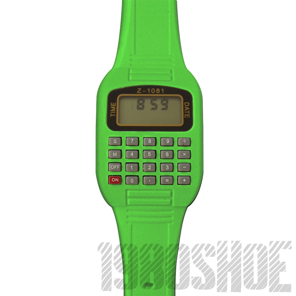 New Fashion Calculator Watch Vintage Retro 80s 90s Style 8 Colours ...