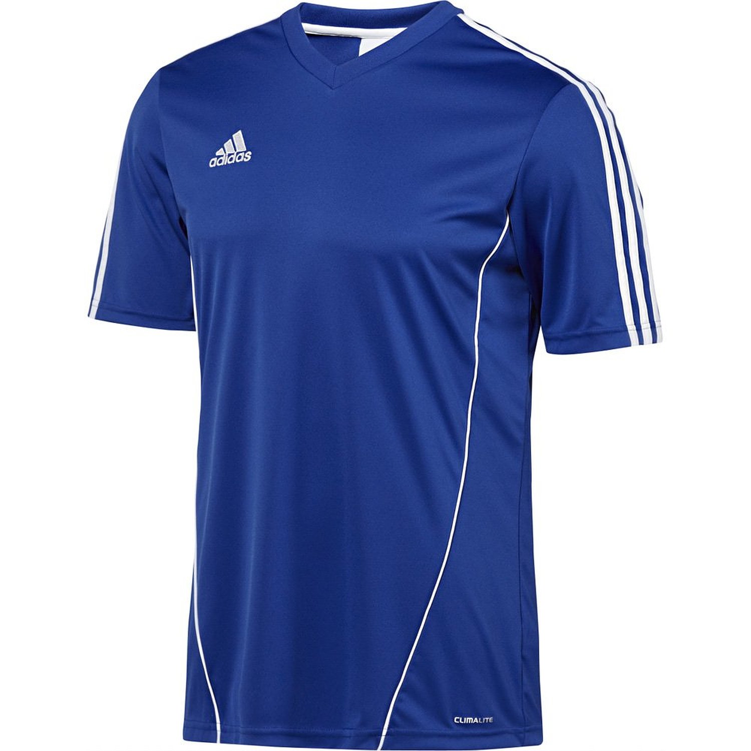 adidas Climalite Mens Estro Football Training Top Jersey T Shirt Gym ...