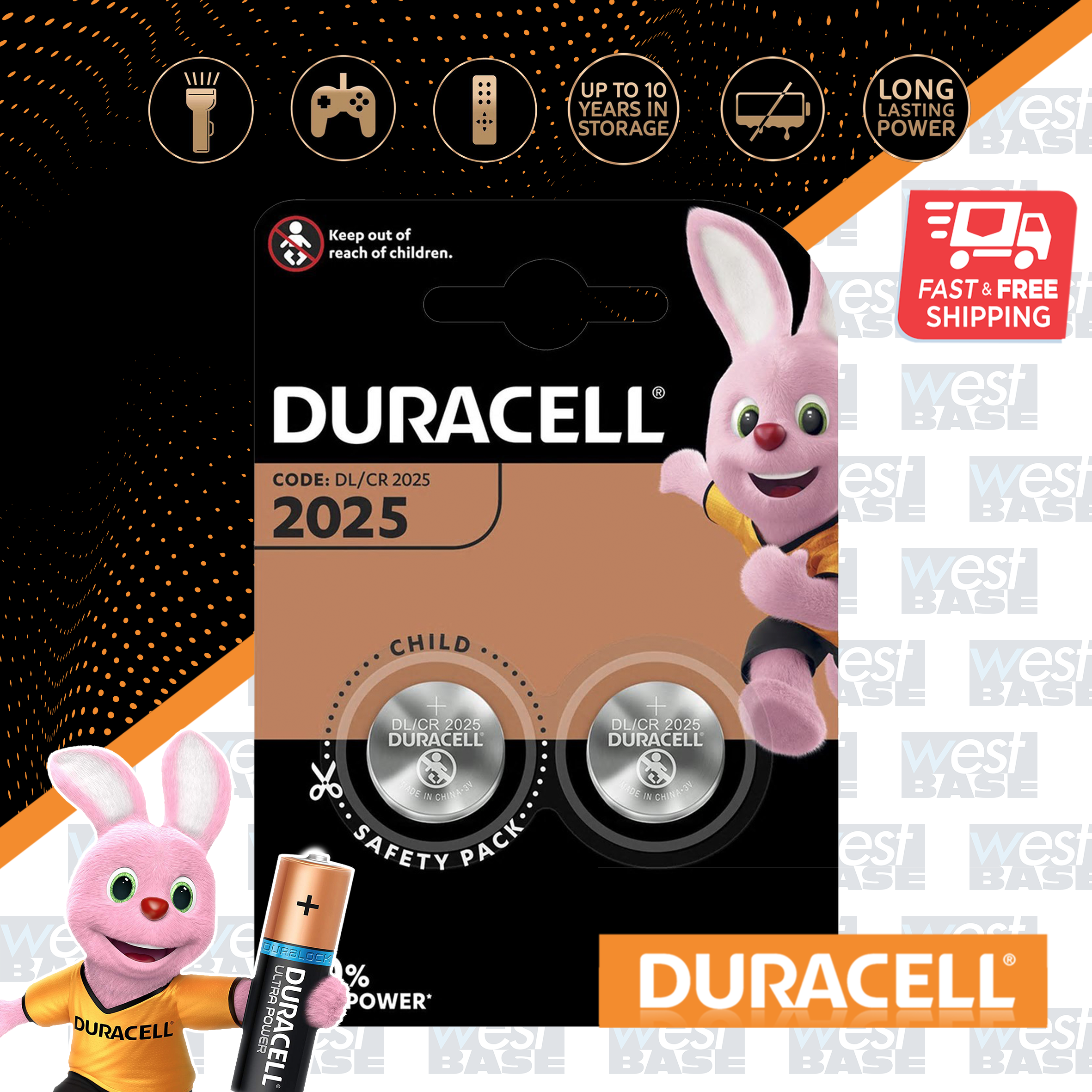 duracell lithium 2 coin watch battery 1 ea