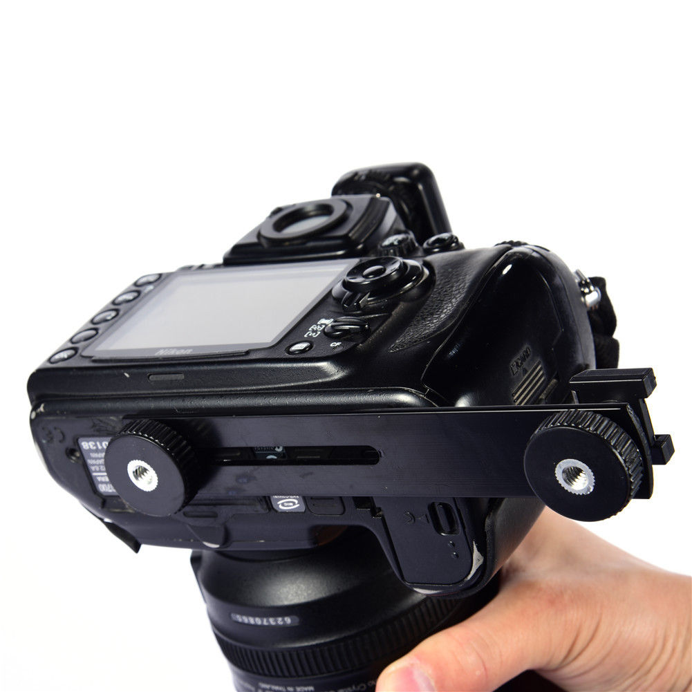 Camera Flash Bracket Horizontal Slide Rail 1/4 Inch Screw Camera Flash Bracket Horizontal Slide Rail 1/4 Inch Screw