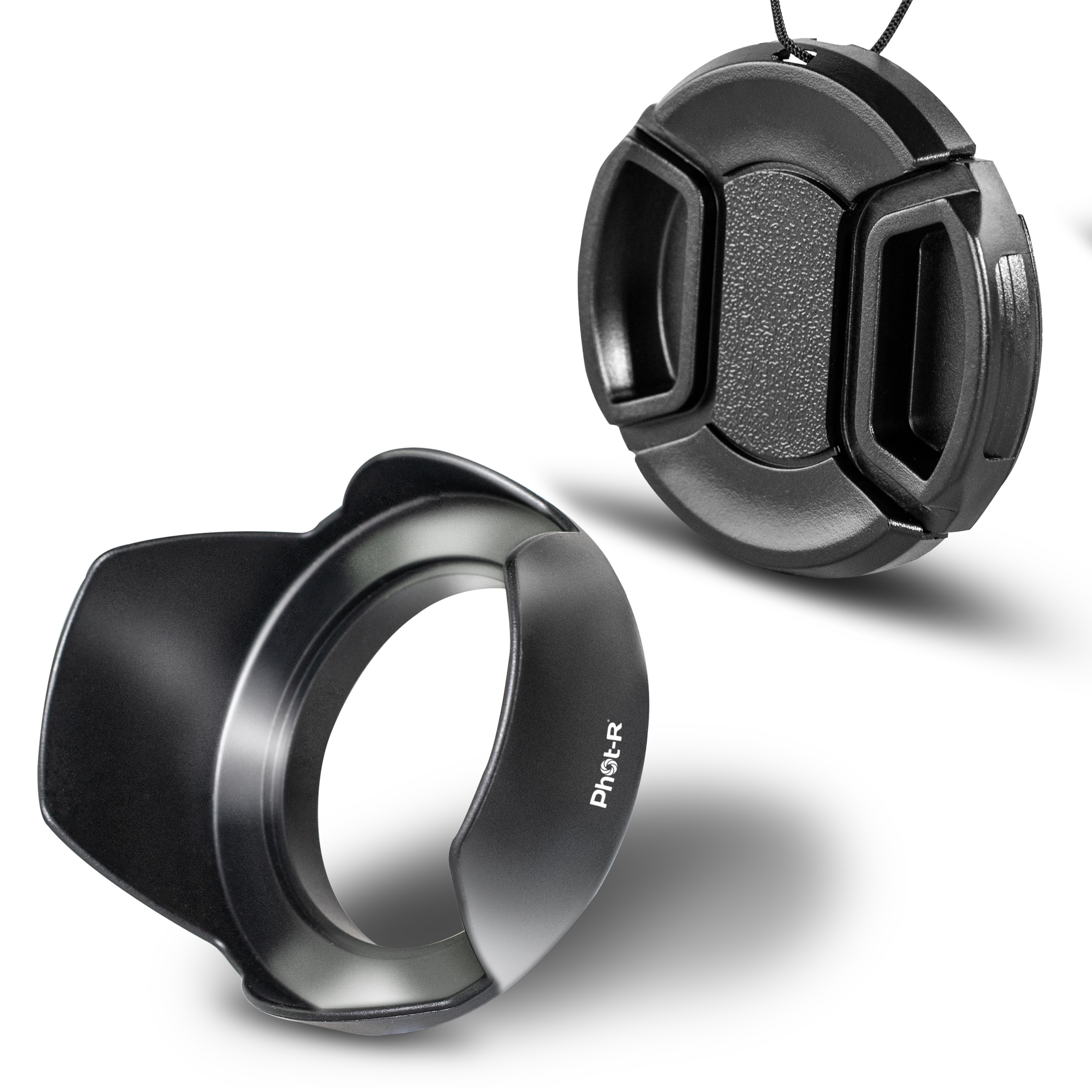 Cap Silver Photo Plus 43mm Metal Lens Hood
