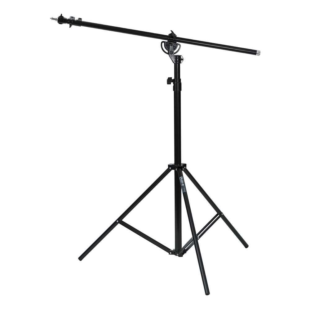 PhotR 4m Heavy Duty 2in1 Rotatable Boom Arm Light Stand Kit Chamois