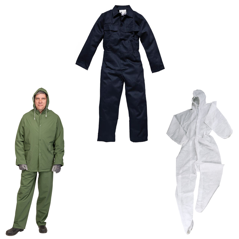 Mens JCB Work Wear Coverall Boiler Suit Overall Navy Black Farm Mechanics Size