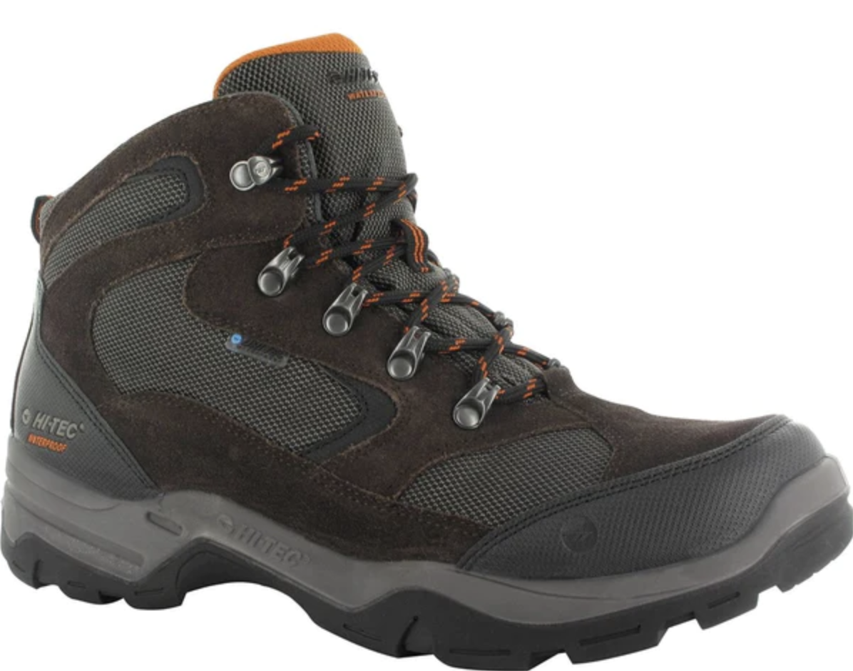 HiTec Mens Storm Waterproof Walking Outdoor Hiking Boots Wide Fit