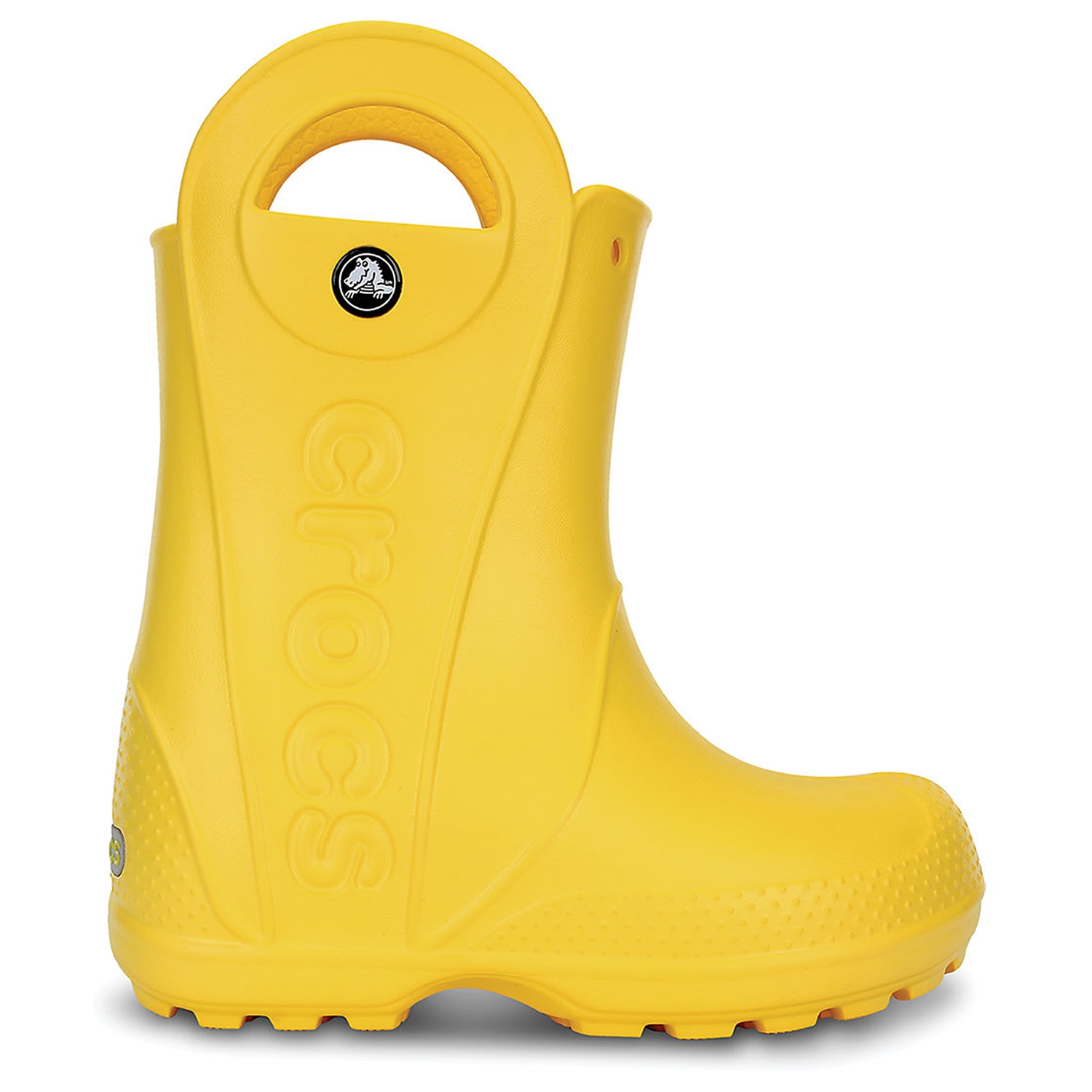 crocs handle it rain boot yellow