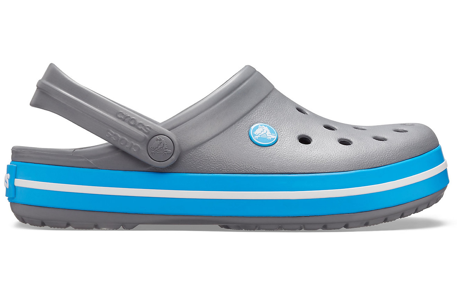 crocs crocband charcoal ocean