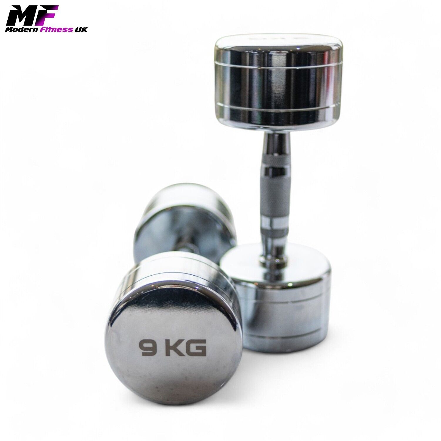 Chrome Dumbbell Weights, High Quality for Home or Gym. Sold In Pairs - Picture 11 of 11
