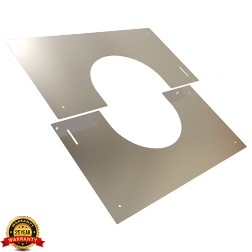 5 Inch Twin Wall Chimney Pipe Stainless Steel for Wood Burning Multi fuel Stoves - Picture 65 of 72