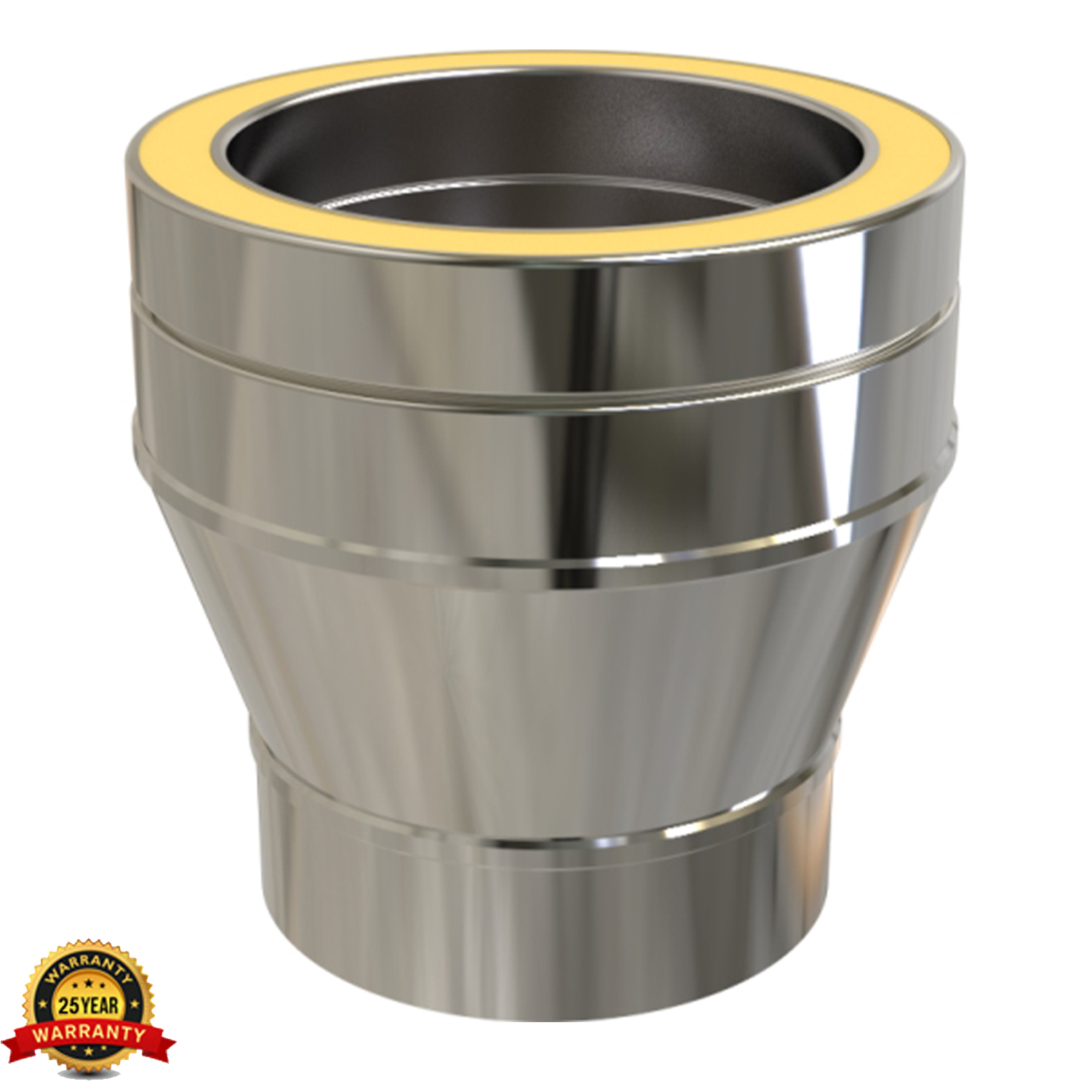 5 Inch Twin Wall Chimney Pipe Stainless Steel for Wood Burning Multi fuel Stoves - Picture 25 of 72