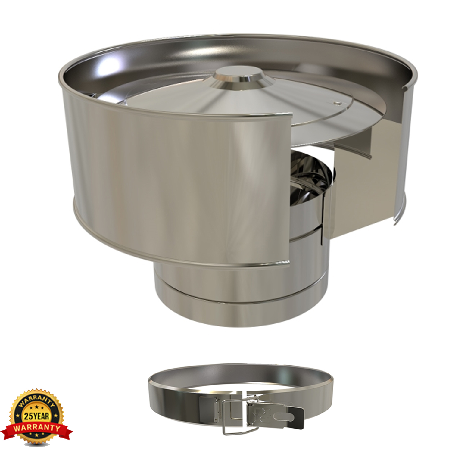 5 Inch Twin Wall Chimney Pipe Stainless Steel for Wood Burning Multi fuel Stoves - Picture 63 of 72