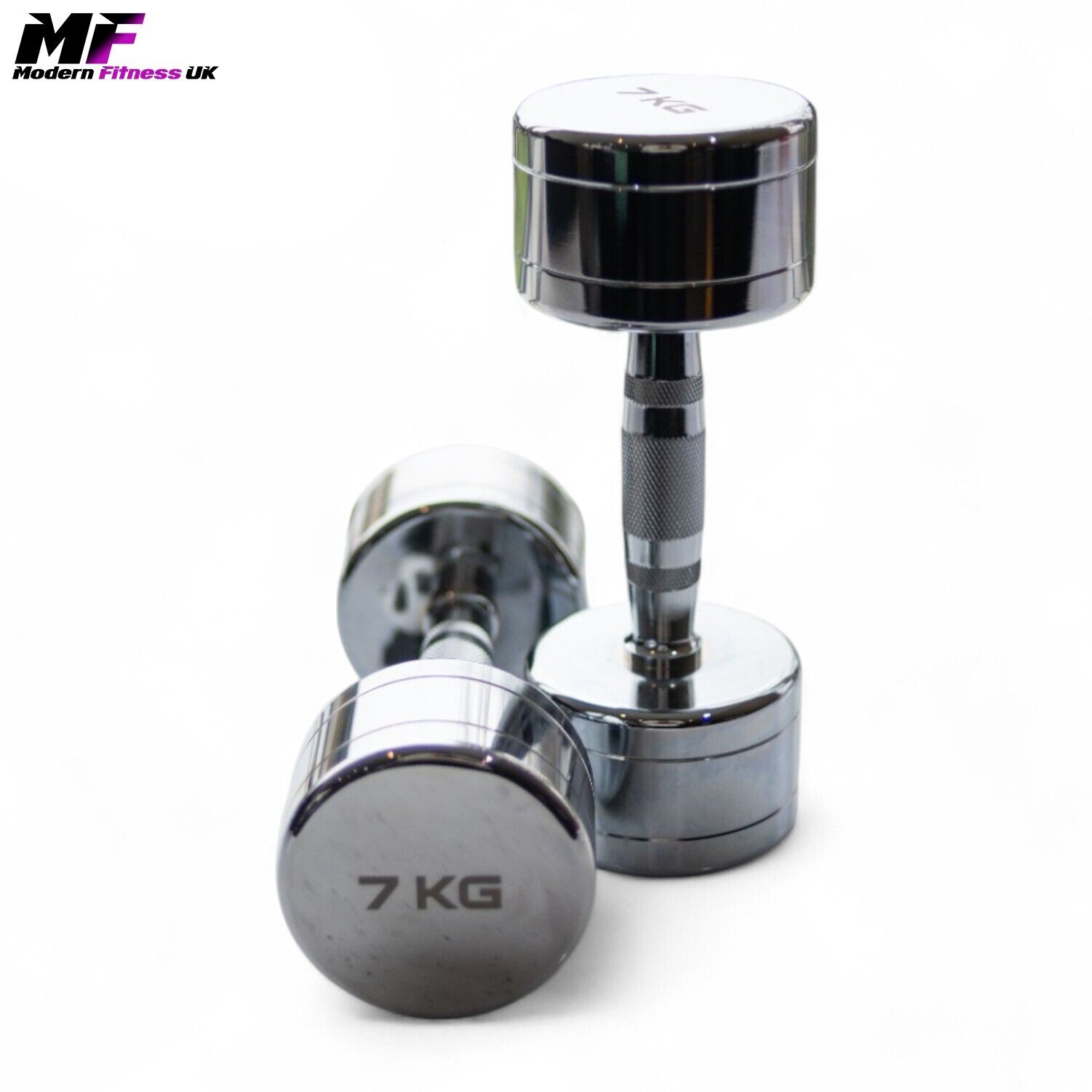 Chrome Dumbbell Weights, High Quality for Home or Gym. Sold In Pairs - Picture 9 of 11