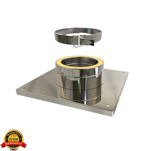 5 Inch Twin Wall Chimney Pipe Stainless Steel for Wood Burning Multi fuel Stoves - Picture 52 of 72