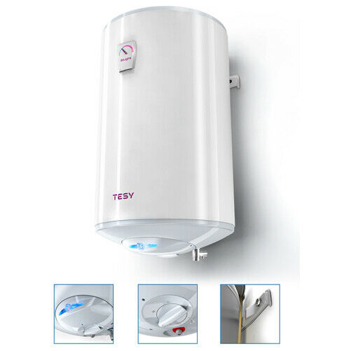 Tesy Electric Hot Water Cylinder 100 Litre Un-vented, 2000w, Wall Mounted