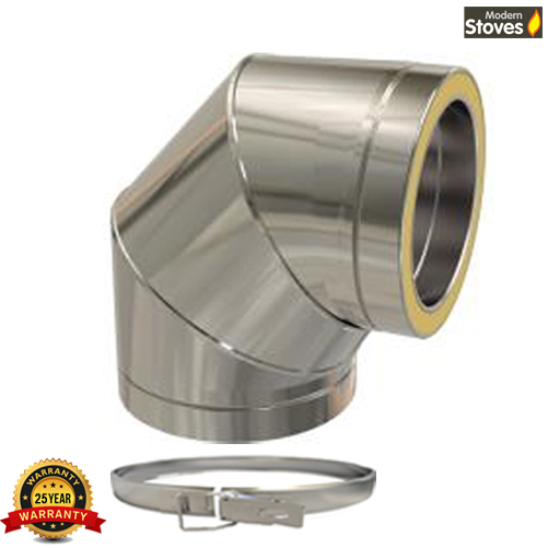 Twin Wall Chimney Pipe Stainless Steel for Wood Burning 6 inch Multi fuel  Stoves | eBay