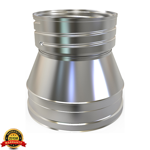 5 Inch Twin Wall Chimney Pipe Stainless Steel for Wood Burning Multi fuel Stoves - Picture 26 of 72